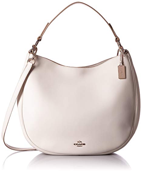 COACH Women's Natural Calf Nomad Hobo Chalk