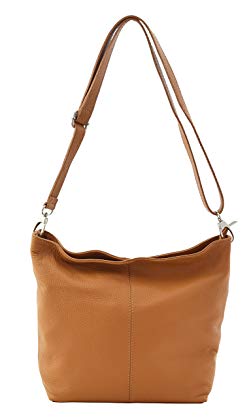 PRATICA Hobos Schoulder Bag Handbag Genuine Leather Made in Italy