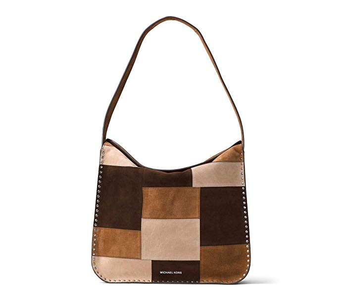 MICHAEL Michael Kors Womens Astor Leather Designer Hobo Handbag Multi Large